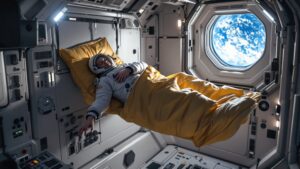 How Astronauts Sleep in Zero Gravity