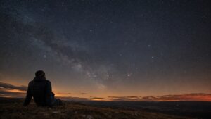 Night-sky scene illustrating a recognition guide to celebrated constellations, with conditional tonight-viewing advice rather than false universal claims